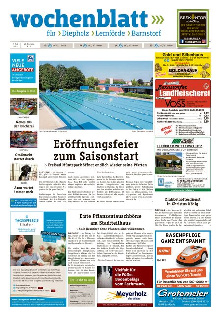 Barnstorfer Wochenblatt vom 07.05.2022