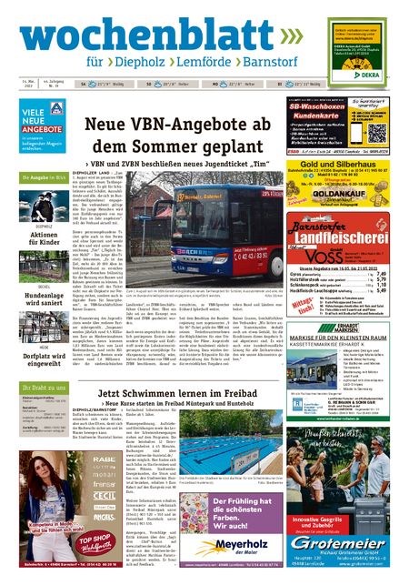 Barnstorfer Wochenblatt vom 14.05.2022