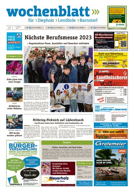 Barnstorfer Wochenblatt vom 11.06.2022