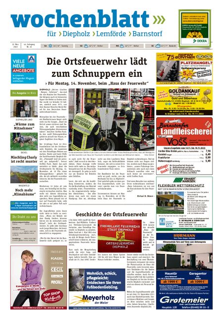 Barnstorfer Wochenblatt vom 12.11.2022
