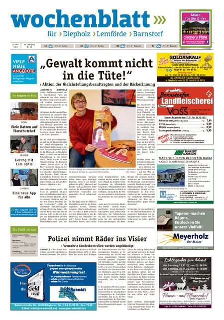 Barnstorfer Wochenblatt vom 19.11.2022