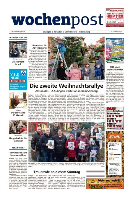 Die Wochenpost vom 30.11.2024