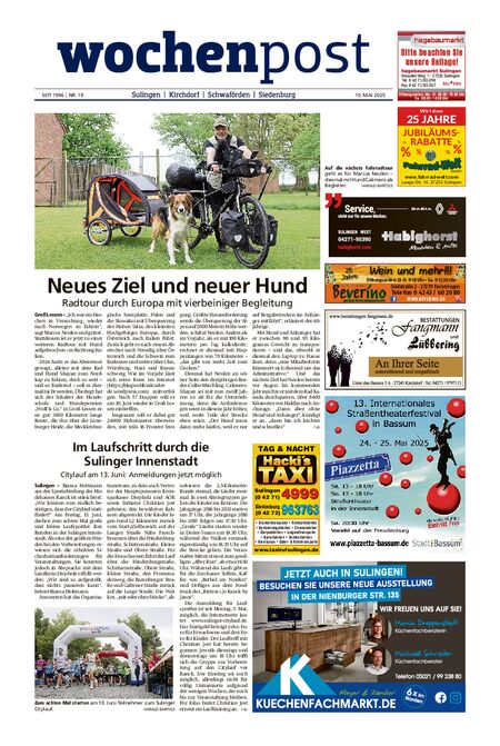 Die Wochenpost vom 10.05.2025