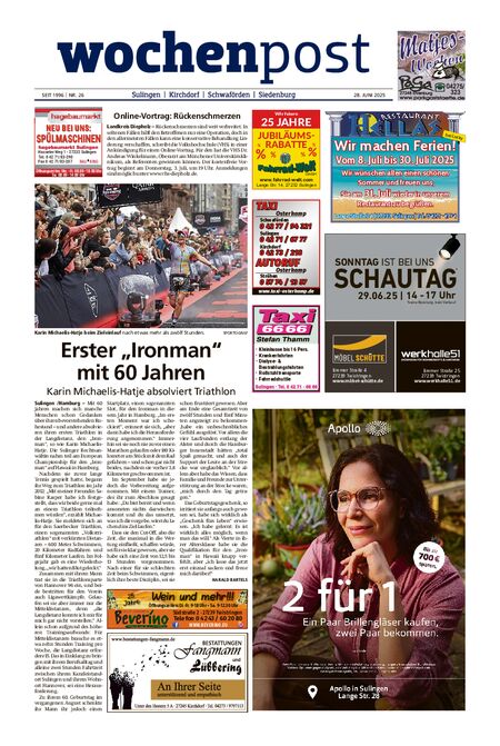 Die Wochenpost vom 28.06.2025