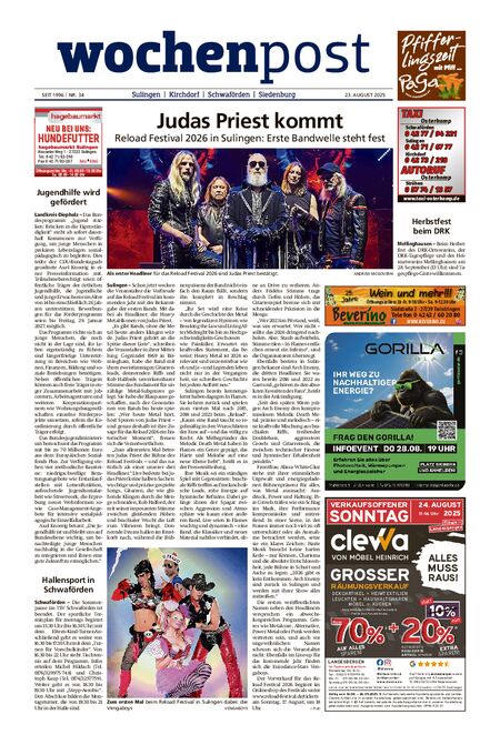 Die Wochenpost vom 23.08.2025