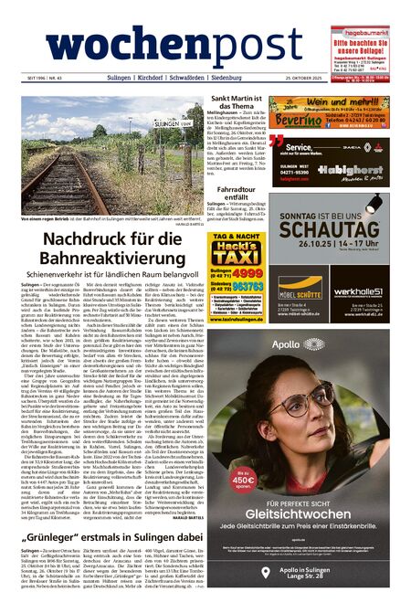 Die Wochenpost vom 25.10.2025