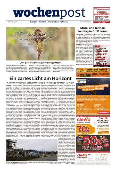 Die Wochenpost vom 01.11.2025