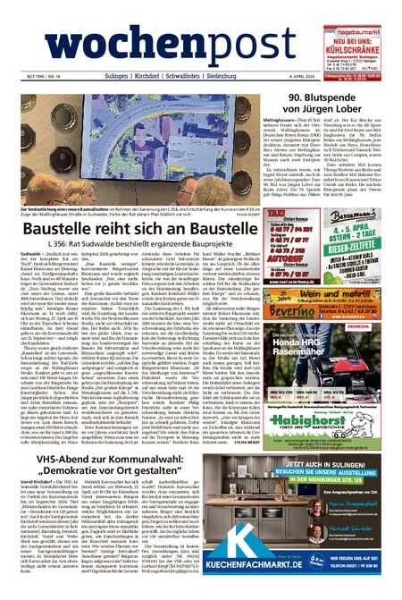 Die Wochenpost vom 04.04.2026