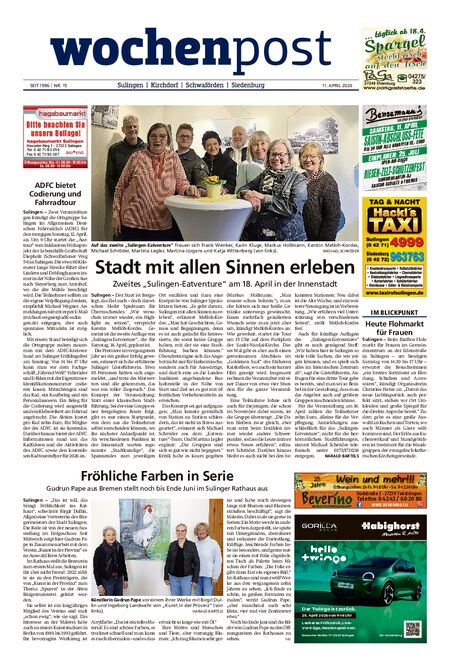 Die Wochenpost vom 11.04.2026