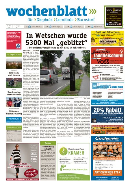 Diepholzer Wochenblatt vom 15.01.2022