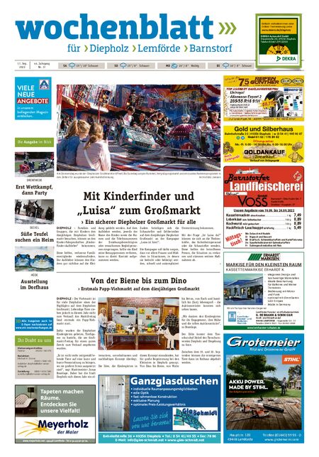 Diepholzer Wochenblatt vom 17.09.2022