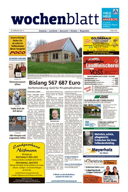 Diepholzer Wochenblatt vom 09.03.2024