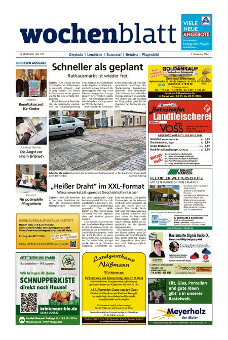 Diepholzer Wochenblatt vom 02.11.2024