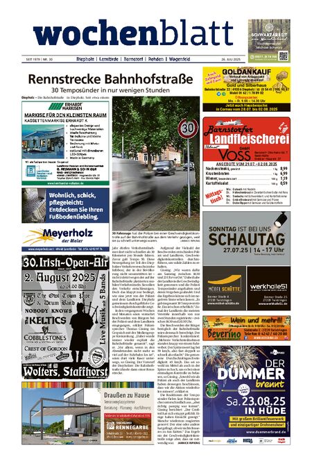 Diepholzer Wochenblatt vom 26.07.2025