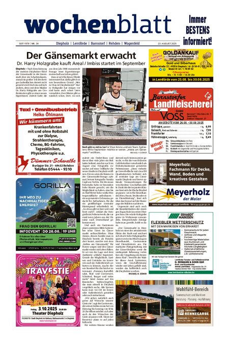 Diepholzer Wochenblatt vom 23.08.2025