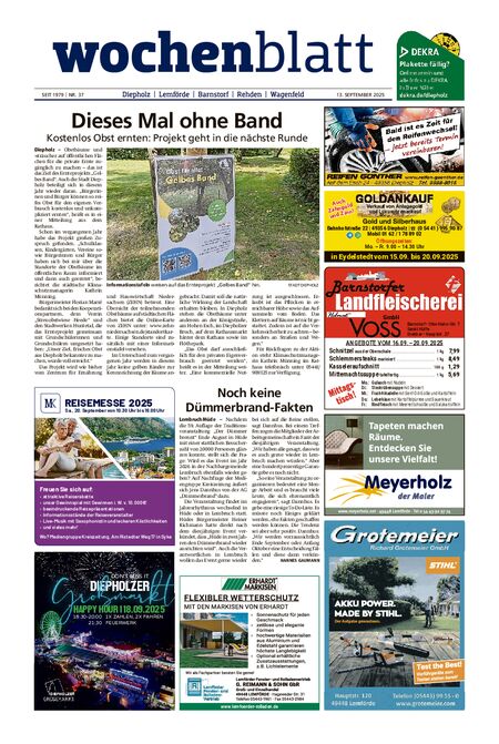 Diepholzer Wochenblatt vom 13.09.2025