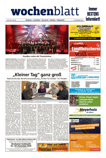Diepholzer Wochenblatt vom 01.11.2025