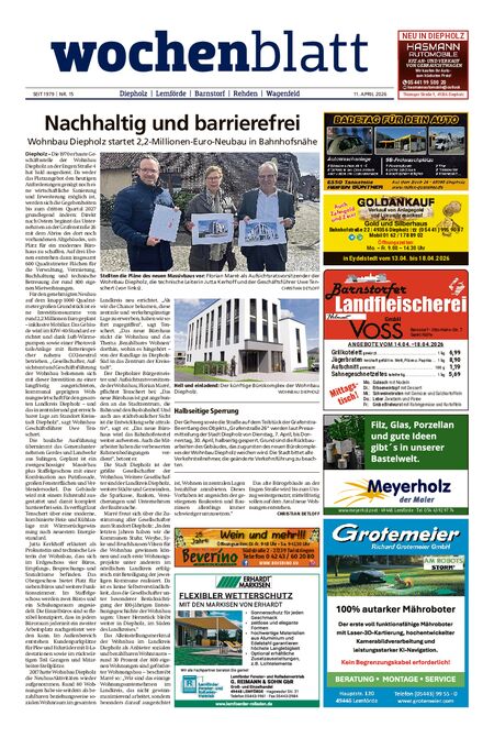 Diepholzer Wochenblatt vom 11.04.2026