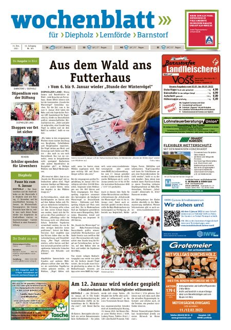 Lemförder Wochenblatt vom 31.12.2021
