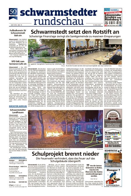 Schwarmstedter Rundschau vom 10.05.2025