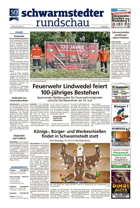 Schwarmstedter Rundschau vom 07.06.2025