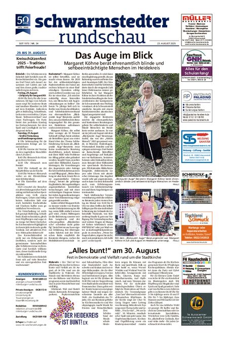 Schwarmstedter Rundschau vom 23.08.2025