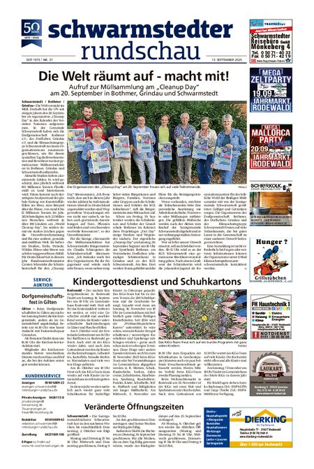 Schwarmstedter Rundschau vom 13.09.2025