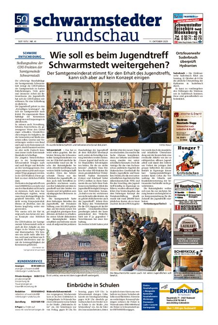 Schwarmstedter Rundschau vom 11.10.2025