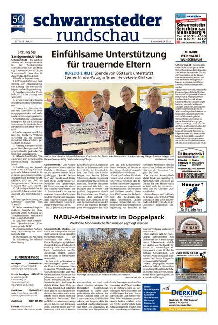 Schwarmstedter Rundschau vom 08.11.2025