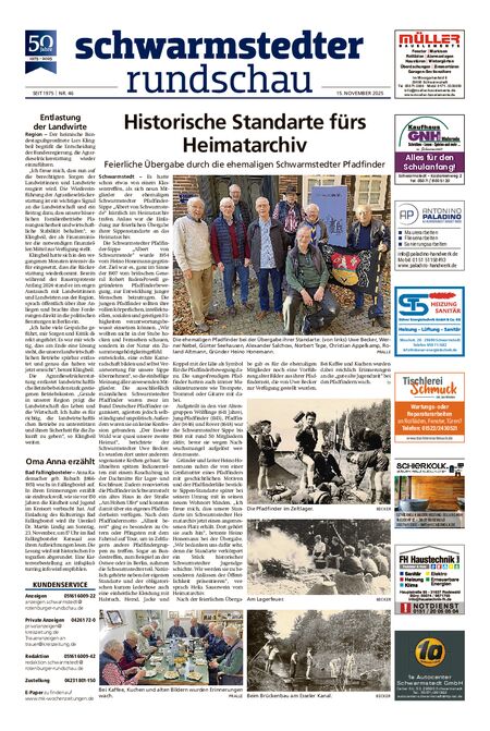 Schwarmstedter Rundschau vom 15.11.2025