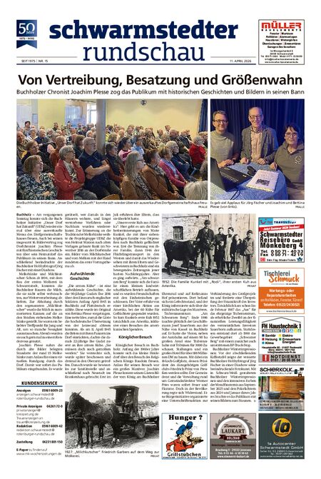Schwarmstedter Rundschau vom 11.04.2026