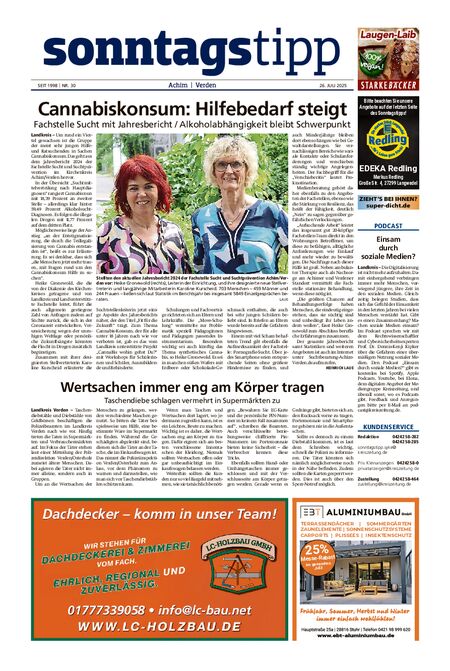 Sonntags-Tipp Achim-Verden vom 26.07.2025