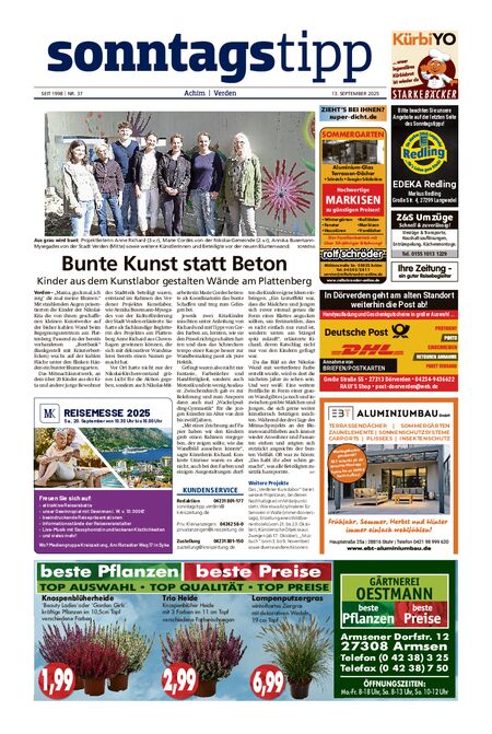 Sonntags-Tipp Achim-Verden vom 13.09.2025