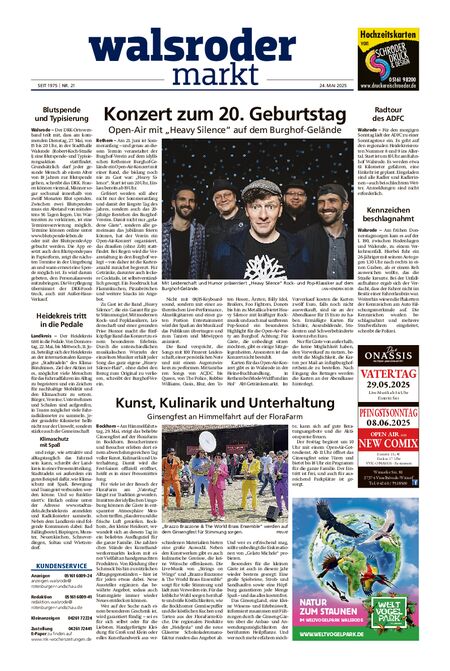 Walsroder Markt vom 24.05.2025