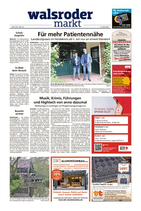 Walsroder Markt vom 31.05.2025