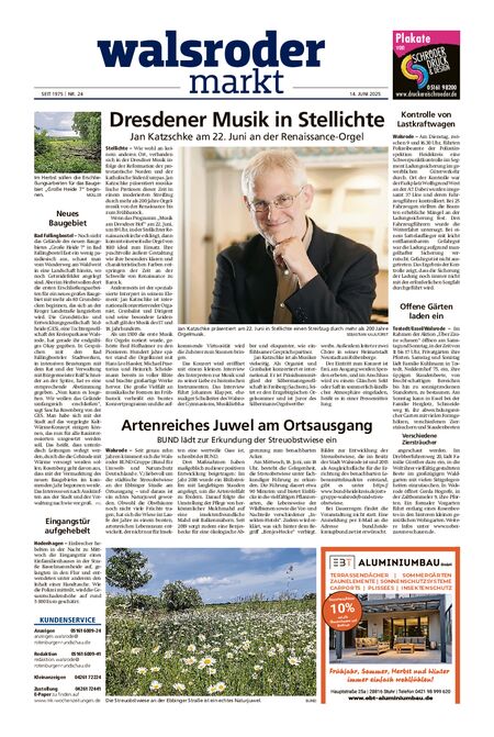 Walsroder Markt vom 14.06.2025