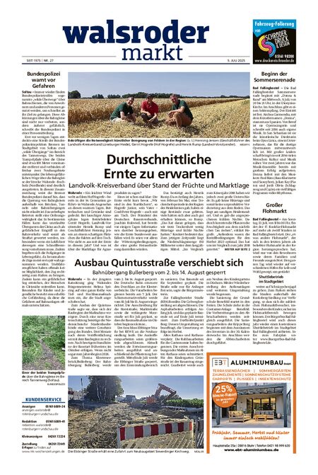 Walsroder Markt vom 05.07.2025