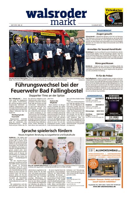 Walsroder Markt vom 09.08.2025