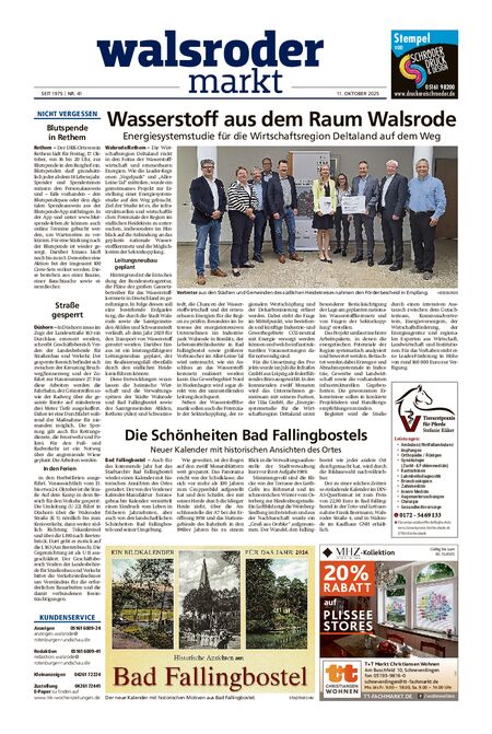 Walsroder Markt vom 11.10.2025