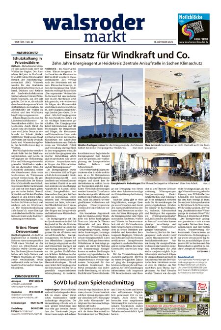 Walsroder Markt vom 18.10.2025
