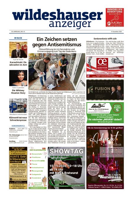 Wildeshauser Anzeiger vom 09.11.2024