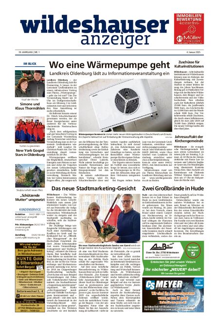 Wildeshauser Anzeiger vom 04.01.2025