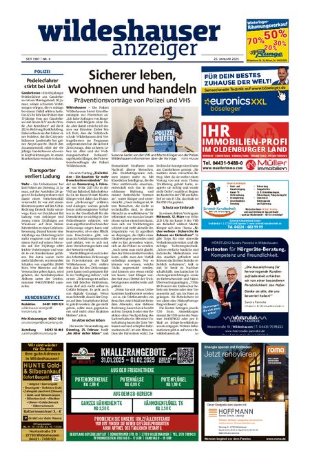 Wildeshauser Anzeiger vom 25.01.2025