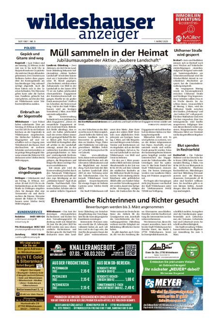 Wildeshauser Anzeiger vom 01.03.2025