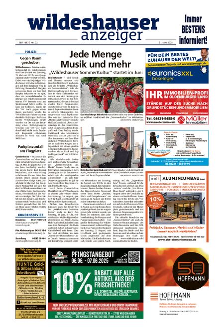 Wildeshauser Anzeiger vom 31.05.2025