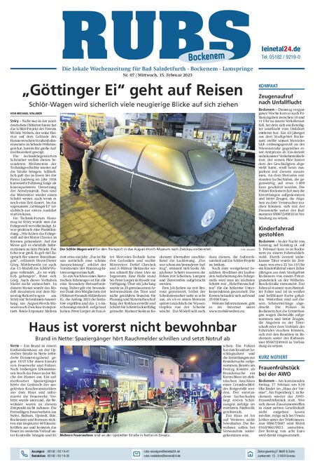 Rund um Bockenem vom 15.02.2023