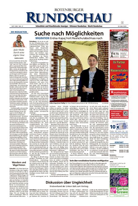 Rotenburger Rundschau Sittensen am Sonntag vom 24.05.2025