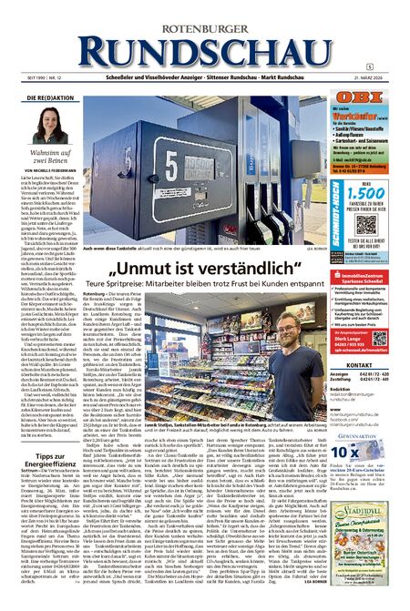 Vorschau Rotenburger Rundschau Sittensen am Sonntag vom 21.03.2026