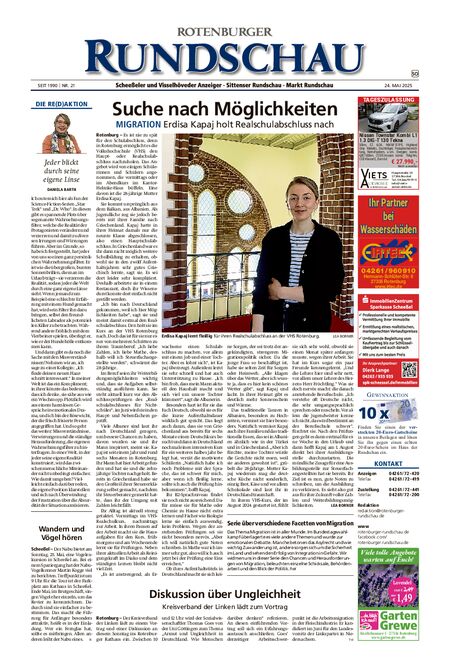 Rotenburger Rundschau Sottrum am Sonntag vom 24.05.2025
