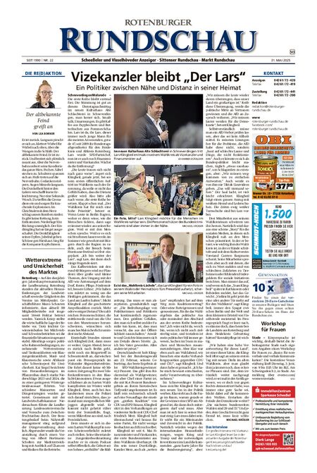 Rotenburger Rundschau Sottrum am Sonntag vom 31.05.2025